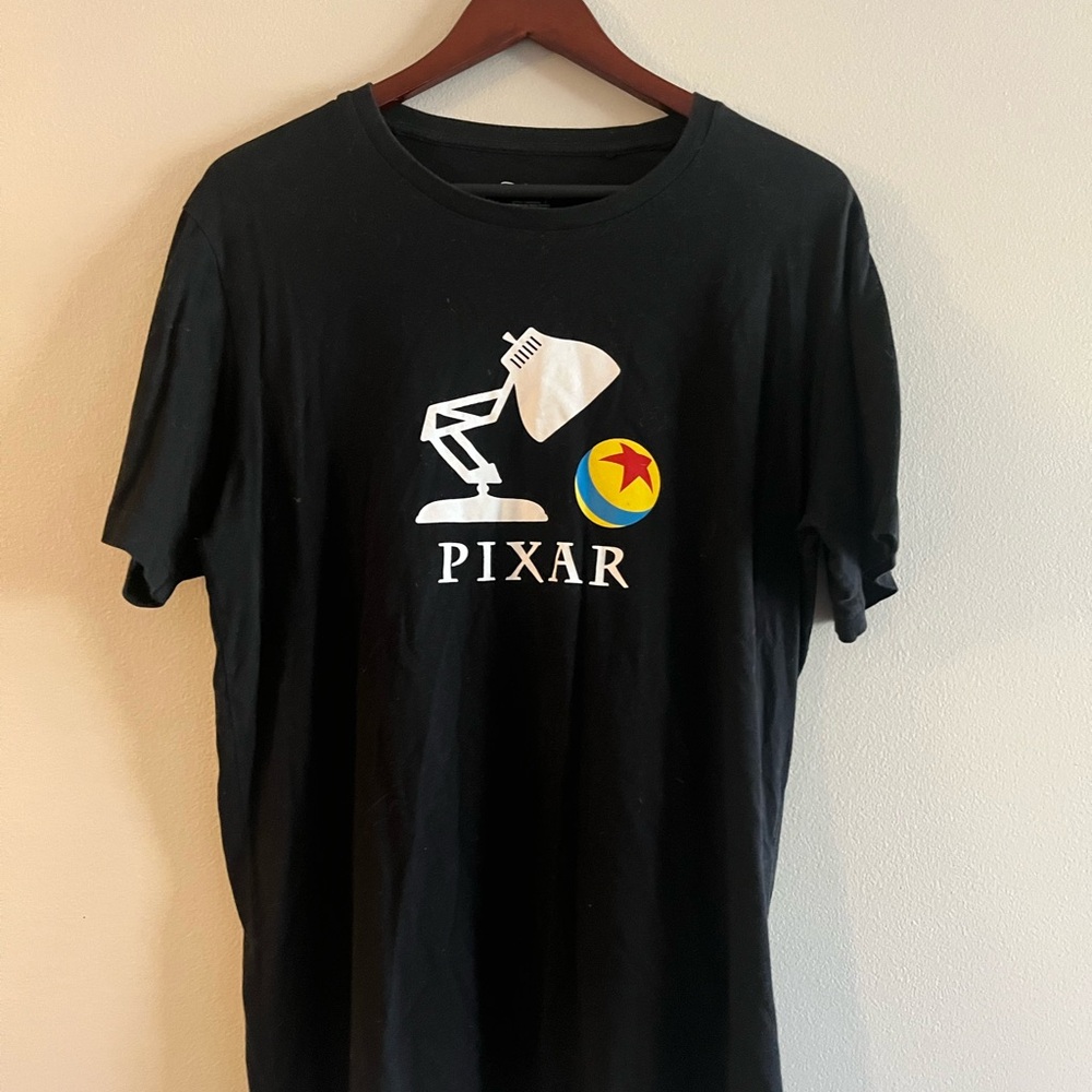 Disney Black Logo Tee with White Script